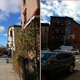 Left: OnePlus 3T photographs a vibrant blue sky. Right: Le Pro 3 creates a warmer image with much less detail in darker areas. (Images: Christina Warren/Gizmodo)